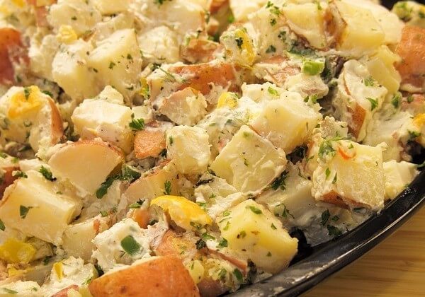 is potato salad bad for dogs